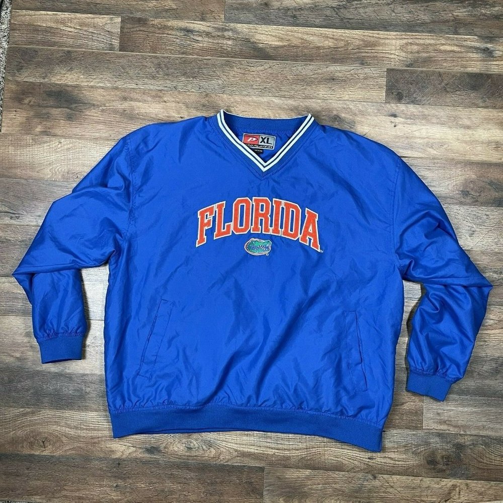 Pro Player Florida Gators V-Neck Pullover Men's Wind Jacket Extra Large